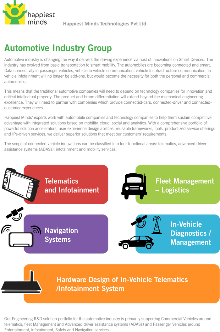 Telematics Solutions for Automotive Sector