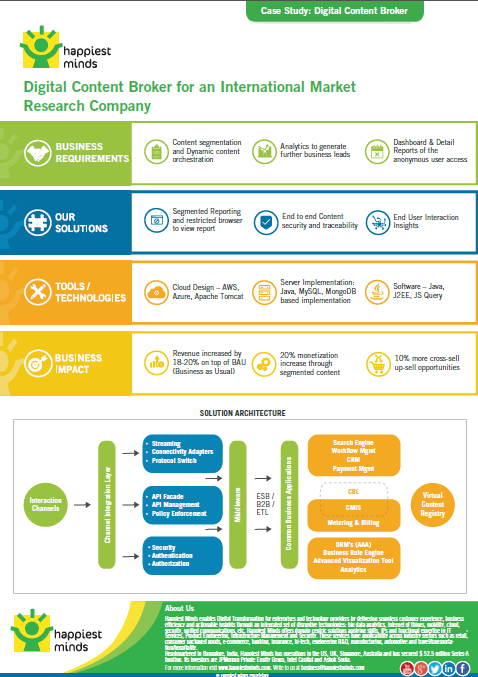 Innovative Content Monetization for an International Market Research Company