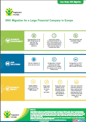 DNS Migration for a Large Financial Company in Europe