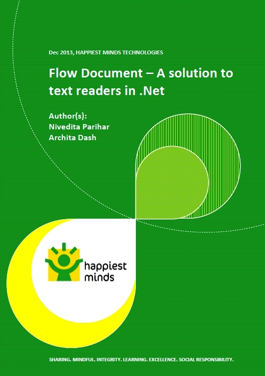 Flow Document – A solution to text readers in .Net