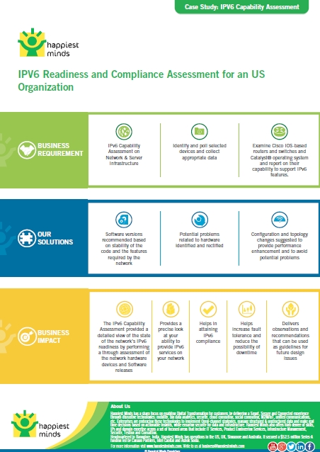 IPV6 Readiness and Compliance Assessment for a US Organization