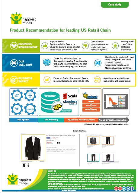 Product Recommendation for leading US Retail Chain