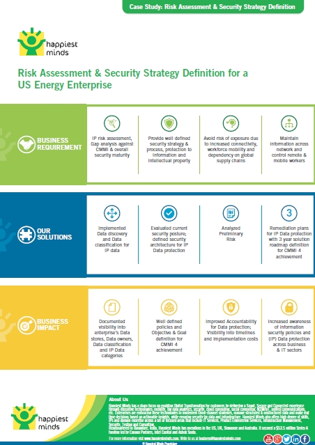 Risk Assessment and Security Strategy Definition for a US Energy enterprise