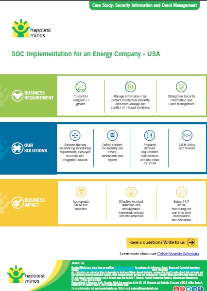 SOC Implementation for an Energy Company -USA