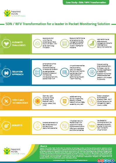 SDN/NFV Transformation for a Leader in Packet Monitoring Solution