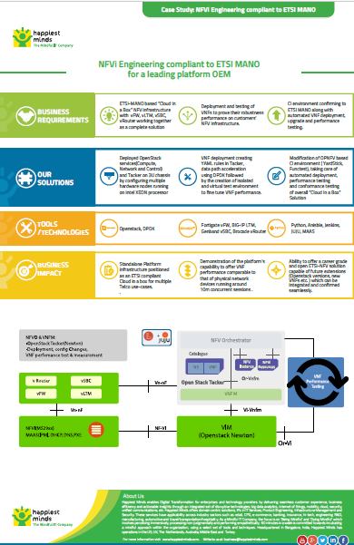 NFVi Engineering compliant to ETSI MANO