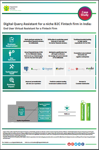 Digital Query Assistant for a niche B2C Fintech firm in India