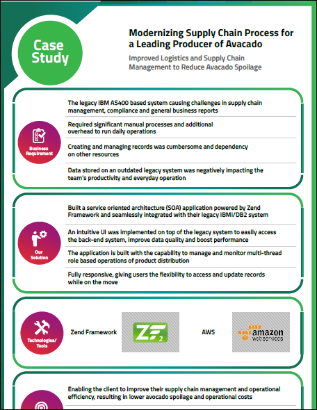 Modernizing Supply Chain Process for a Leading Producer of Avocado