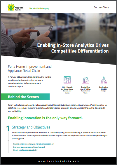 Enabling In-Store Analytics Drives Competitive Differentiation