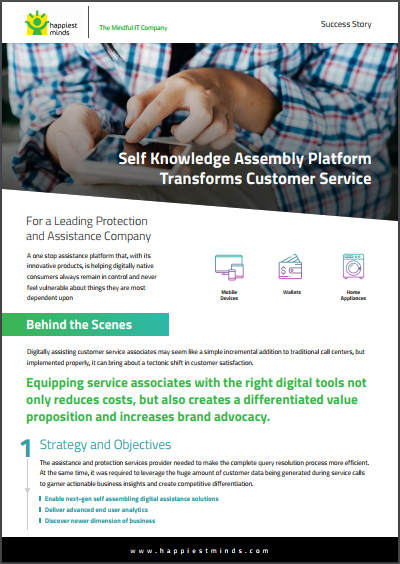 Self Knowledge Assembly Platform Transforms Customer Service