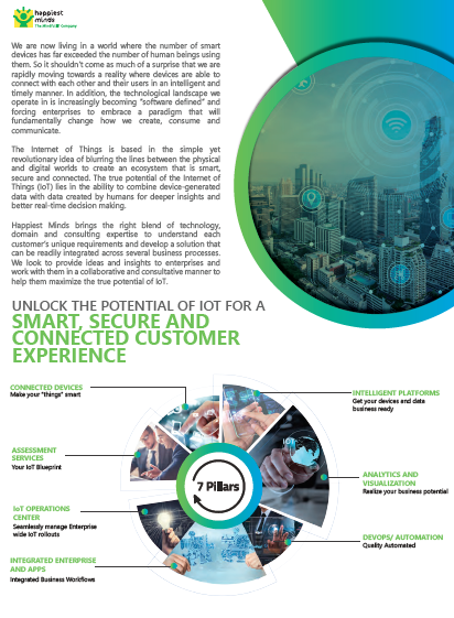 Unlock the Potential of IoT for a Smart, Secure and Connected Customer Experience