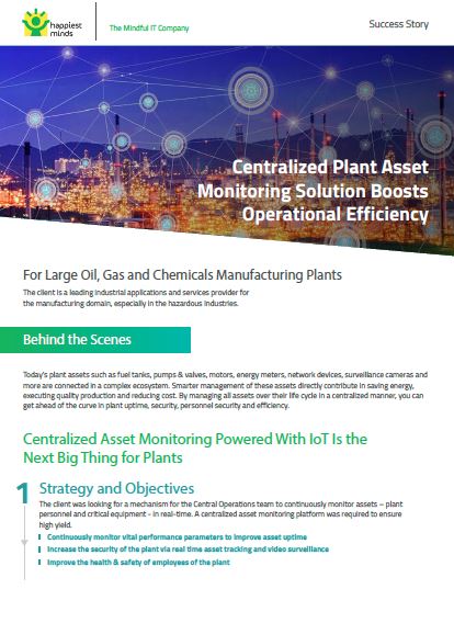 Centralized Plant Asset Monitoring Solution Boosts Operational Efficiency
