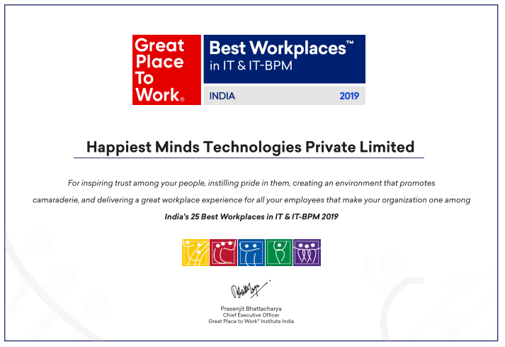25 Best Workplaces in IT & IT-BPM 2019 by Great Place to Work