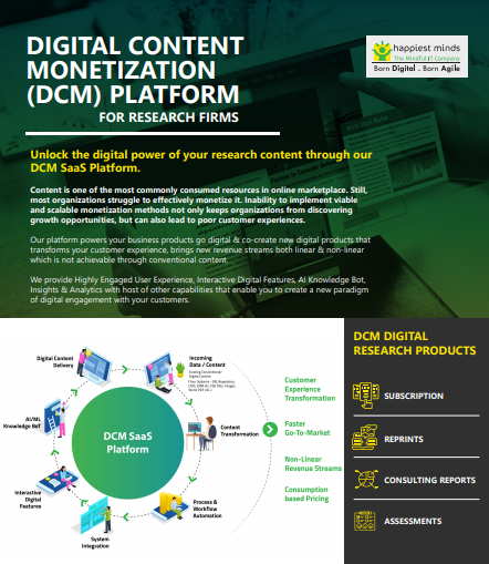 Digital Content Monetization (DCM) Platform