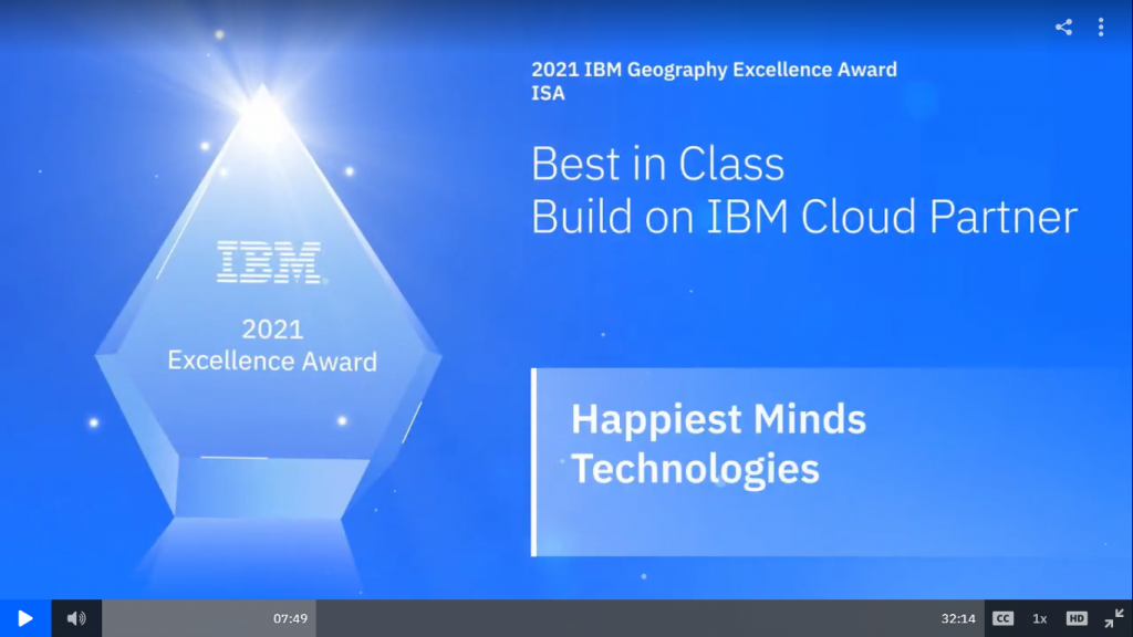 2021 IBM Geography Excellence Award