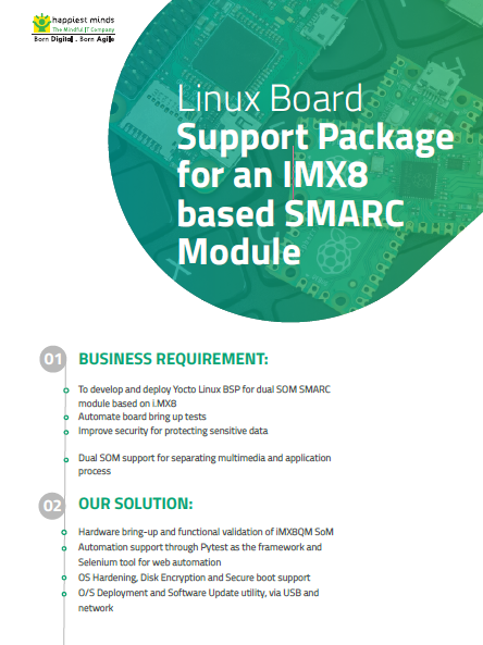 Linux Board Support Package for an IMX8 based SMARC Module
