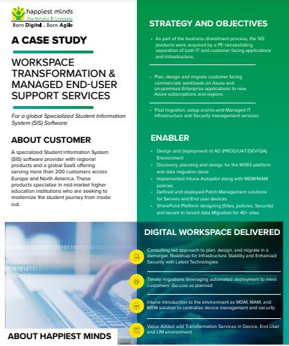 Workspace Transformation & Managed End-User Support Services