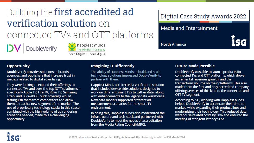 Building the first accredited ad verification solution on connected TVs and OTT platforms