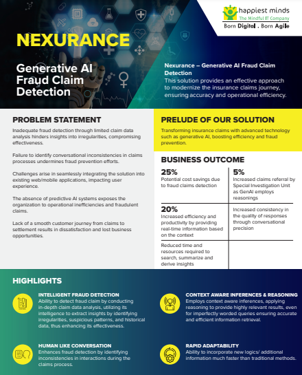 Nexurance – Generative AI Fraud Claim Detection