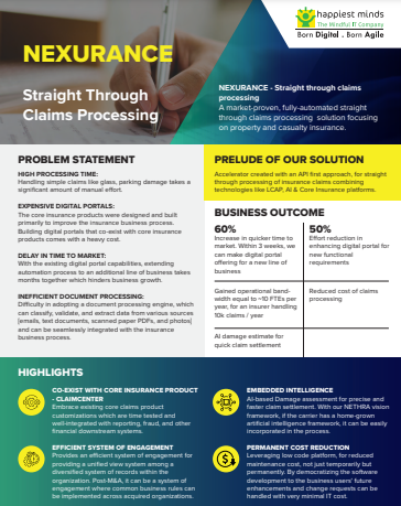 Nexurance – Straight Through Claims Processing