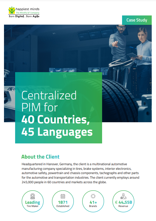 Centralized PIM for 40 Countries, 45 Languages