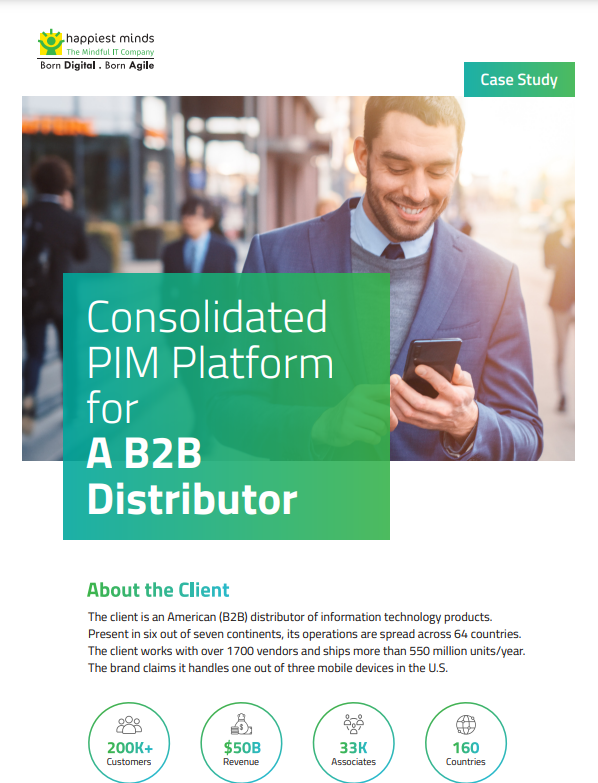 Consolidated PIM Platform for A B2B Distributor